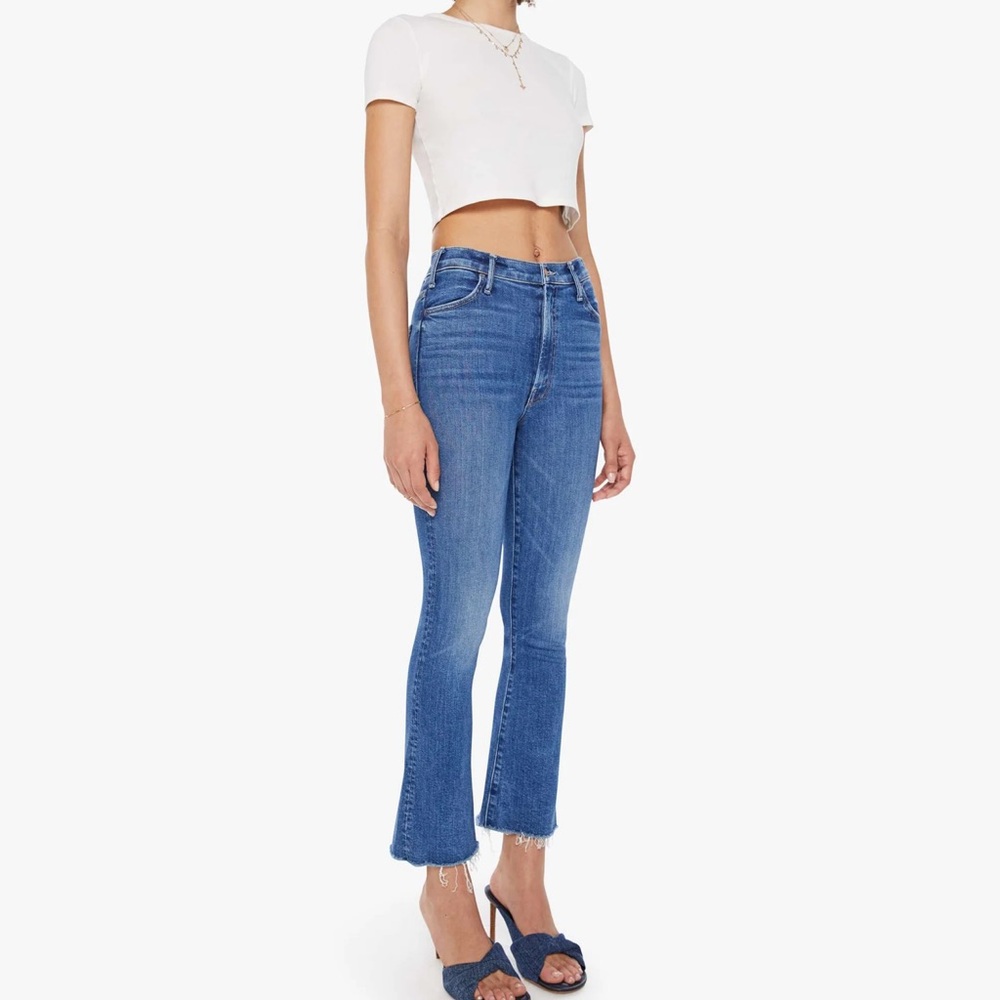 MOTHER Hustler Ankle Fray Jeans - Picture 7 of 10